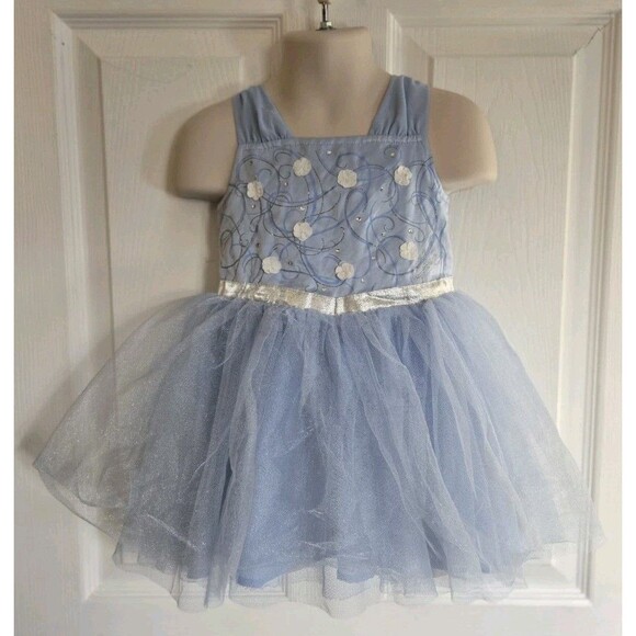 Disney Jumping Beans Cinderella Inspired Blue Dress Beautiful Ball Gown Size 2T - Picture 4 of 14